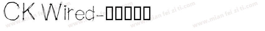 CK Wired字体转换